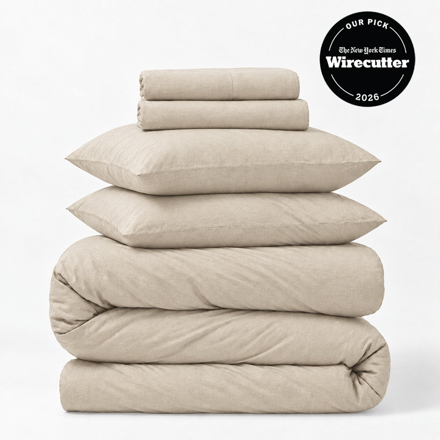 Linen 5-Piece Sheet &amp; Duvet Cover Set