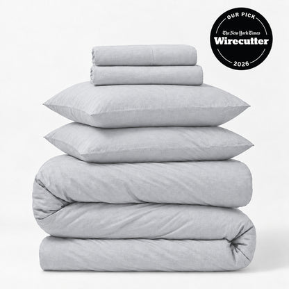 Linen 5-Piece Sheet &amp; Duvet Cover Set