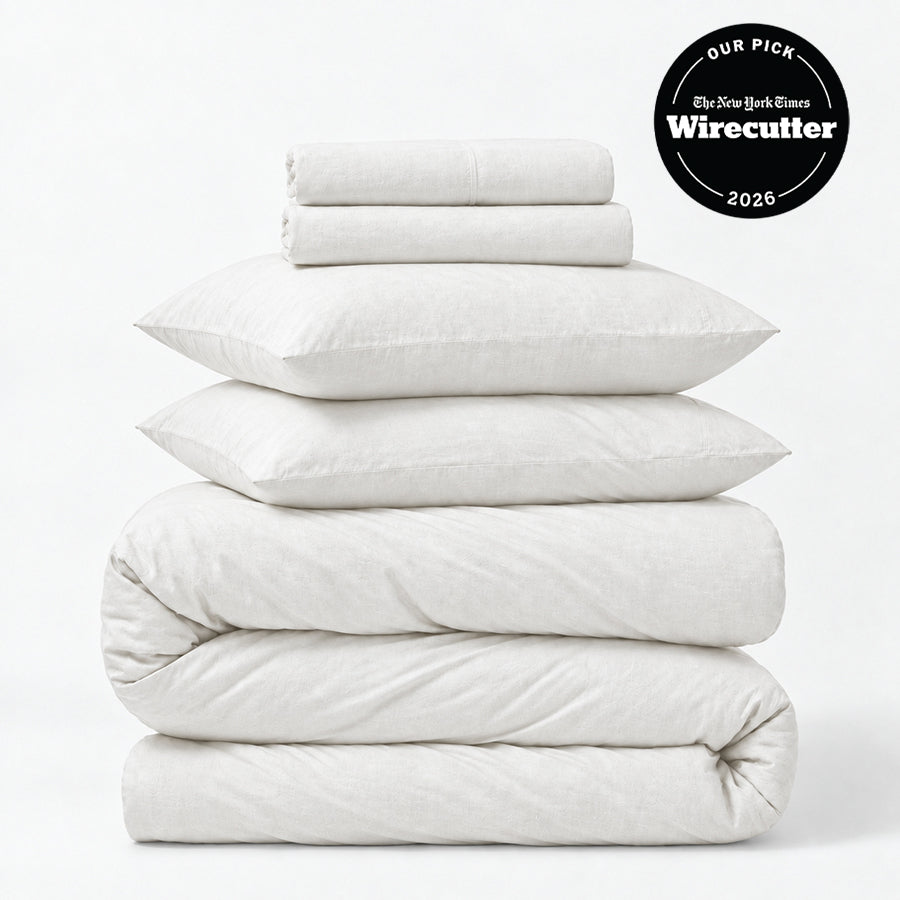 Linen 5-Piece Sheet &amp; Duvet Cover Set