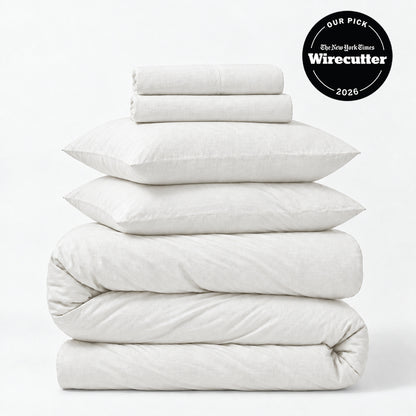 Linen 5-Piece Sheet &amp; Duvet Cover Set