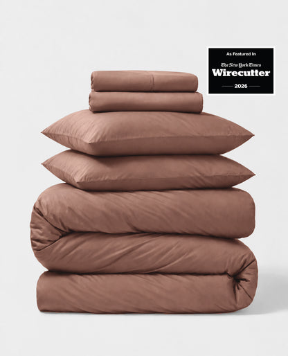 Percale 5-Piece Sheet &amp; Duvet Cover Set