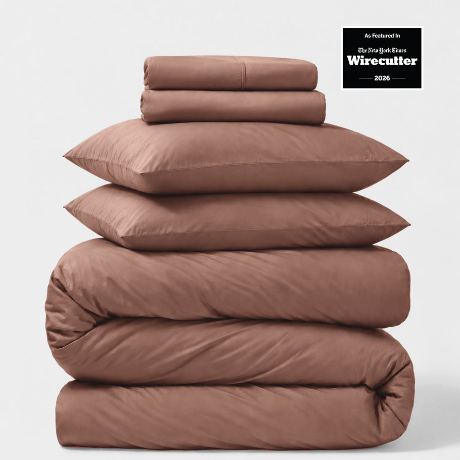 Percale 5-Piece Sheet &amp; Duvet Cover Set