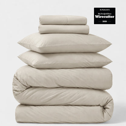 Percale 5-Piece Sheet &amp; Duvet Cover Set