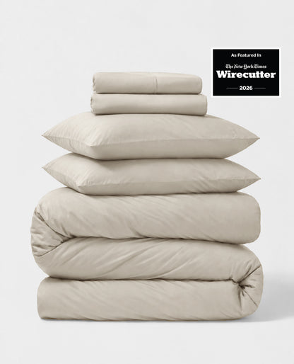Percale 5-Piece Sheet &amp; Duvet Cover Set