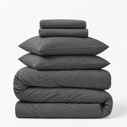 Organic Cotton 5-Piece Sheet &amp; Duvet Cover Set