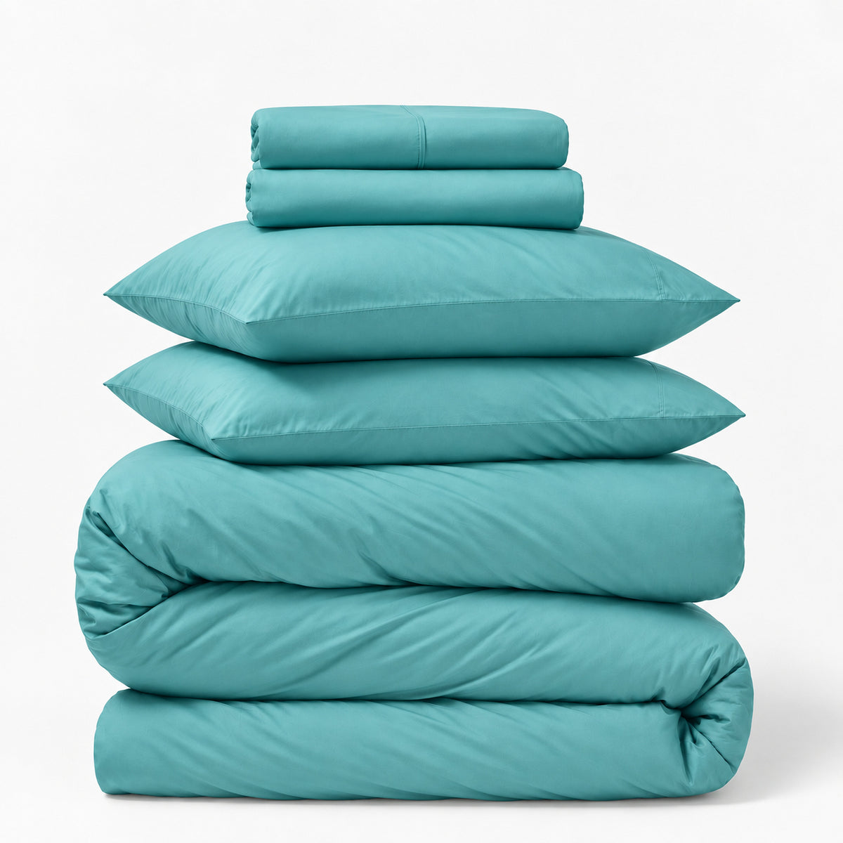 Percale 5-Piece Sheet &amp; Duvet Cover Set