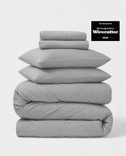 Percale 5-Piece Sheet &amp; Duvet Cover Set