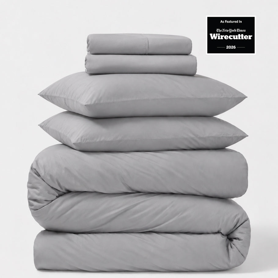 Percale 5-Piece Sheet &amp; Duvet Cover Set