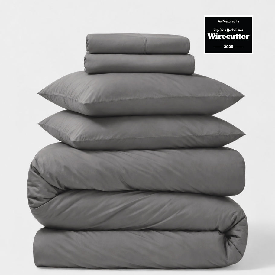 Percale 5-Piece Sheet &amp; Duvet Cover Set