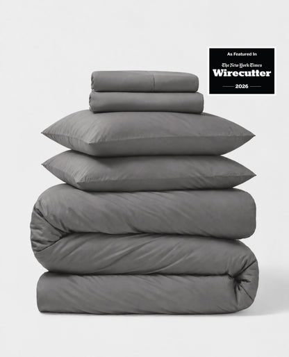 Percale 5-Piece Sheet &amp; Duvet Cover Set