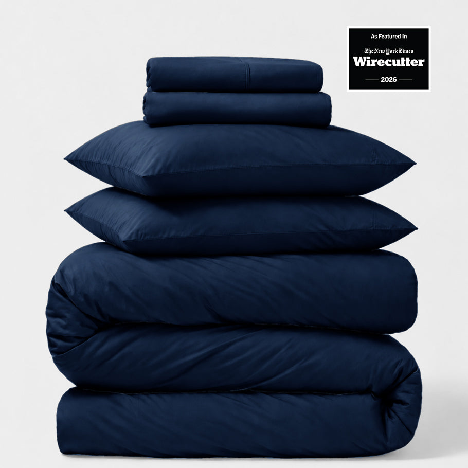 Percale 5-Piece Sheet &amp; Duvet Cover Set