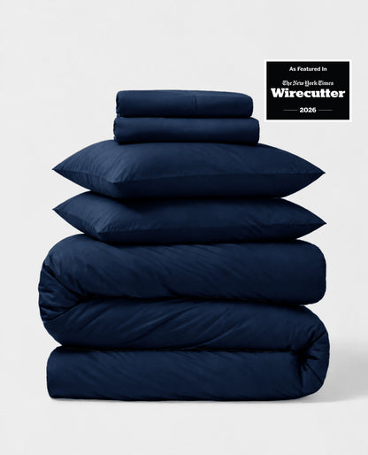Percale 5-Piece Sheet &amp; Duvet Cover Set