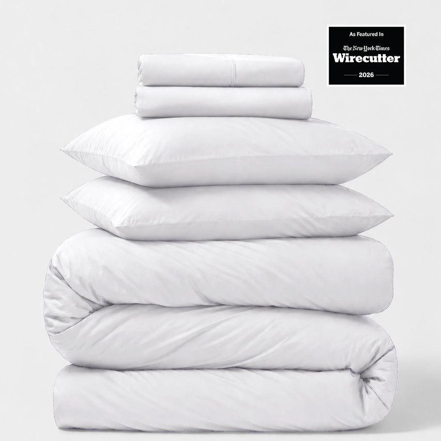 Percale 5-Piece Sheet &amp; Duvet Cover Set