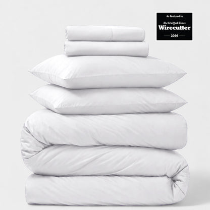 Percale 5-Piece Sheet &amp; Duvet Cover Set
