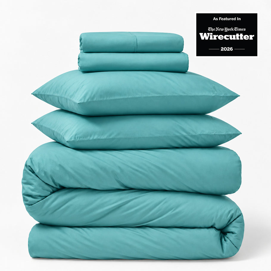 Percale 5-Piece Sheet &amp; Duvet Cover Set