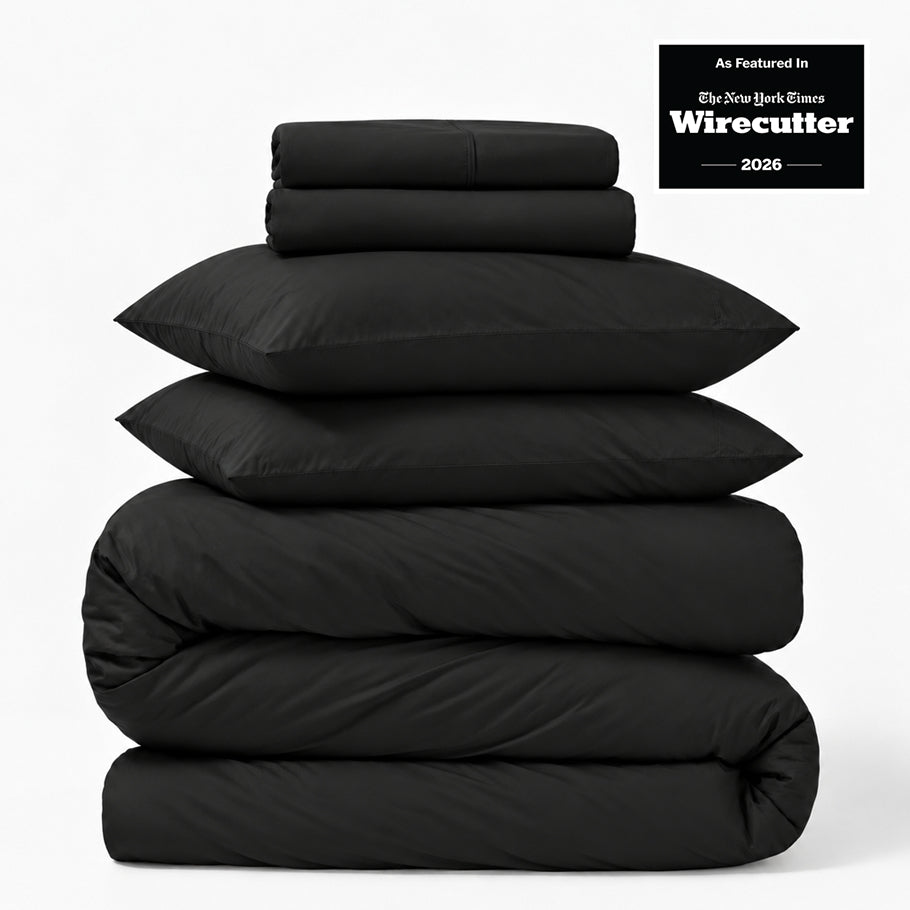 Percale 5-Piece Sheet &amp; Duvet Cover Set