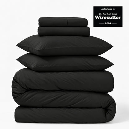 Percale 5-Piece Sheet &amp; Duvet Cover Set