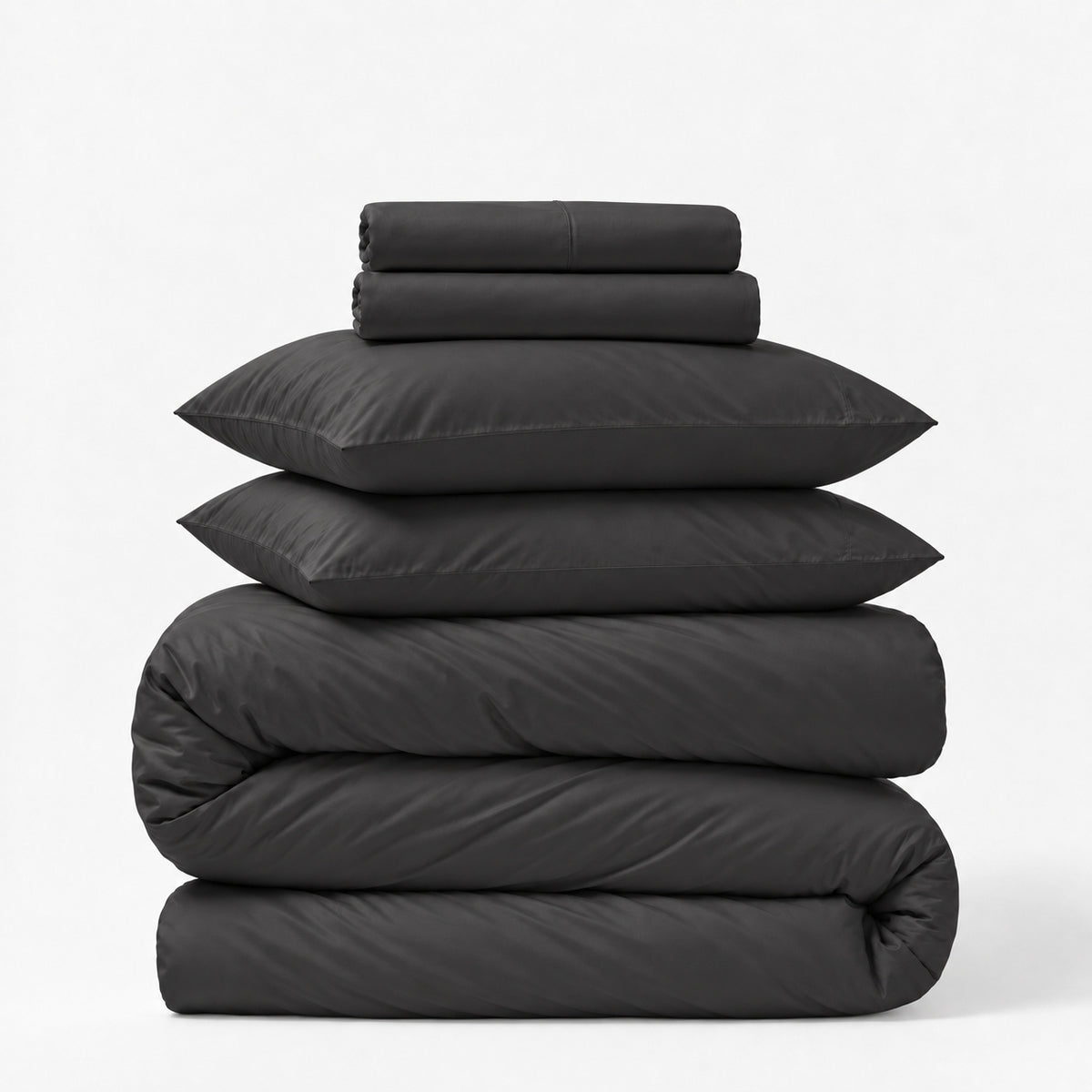 Sateen 5-Piece Sheet &amp; Duvet Cover Set