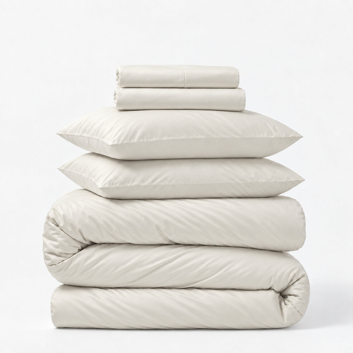Sateen 5-Piece Sheet &amp; Duvet Cover Set