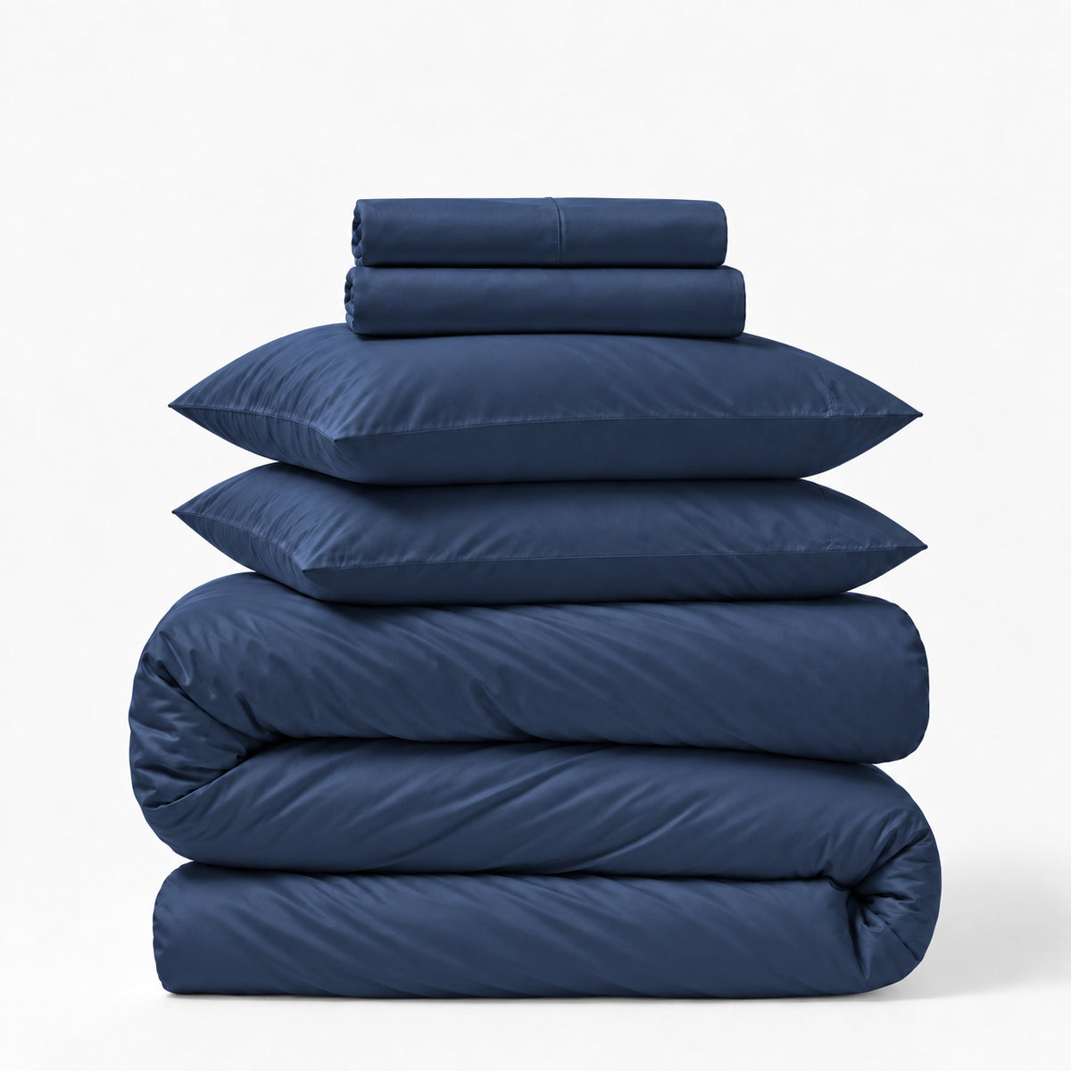 Sateen 5-Piece Sheet &amp; Duvet Cover Set