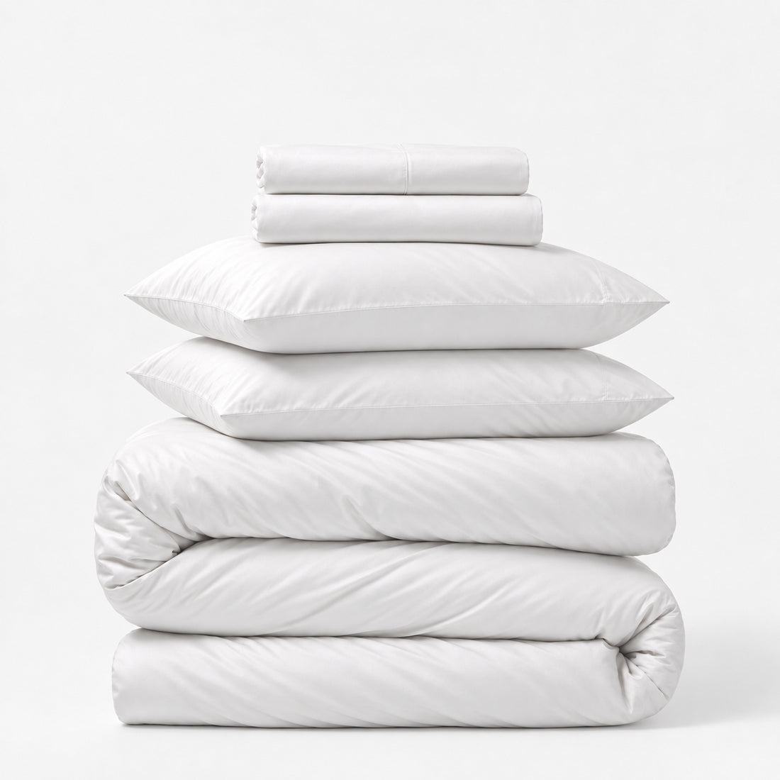Sateen 5-Piece Sheet &amp; Duvet Cover Set