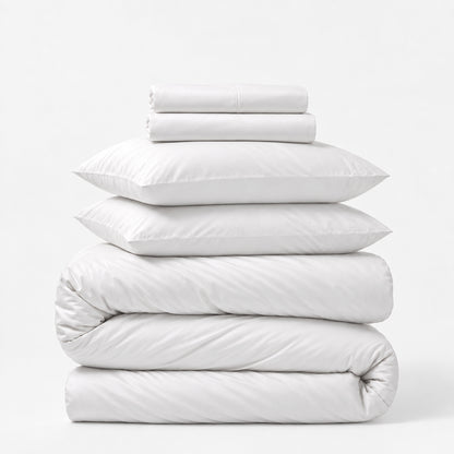 Sateen 5-Piece Sheet &amp; Duvet Cover Set