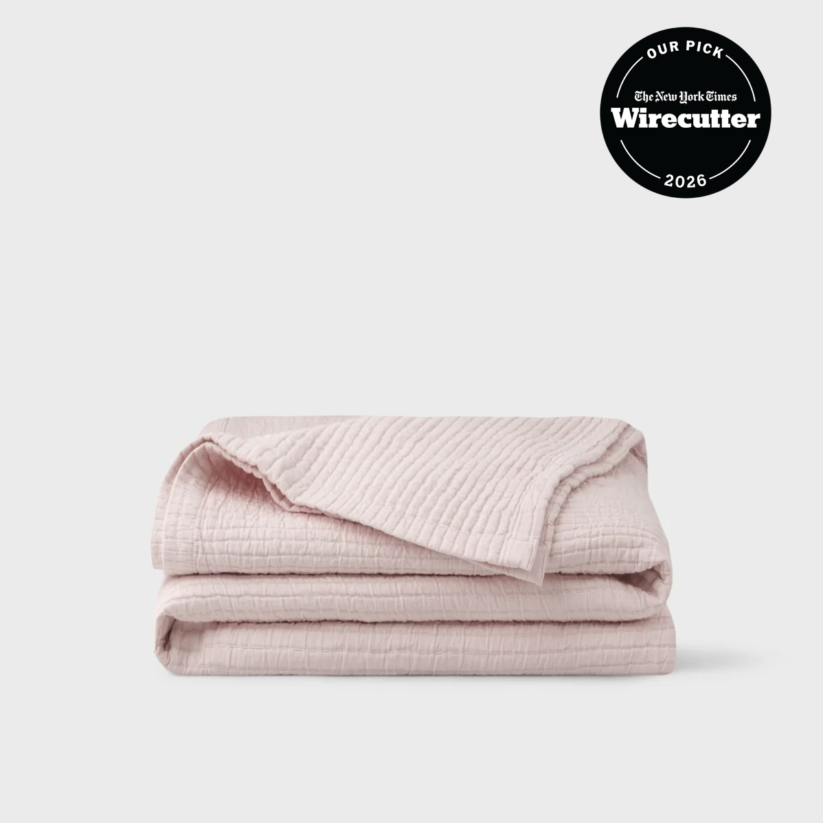 Textured Cotton Coverlet