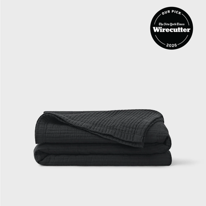 Textured Cotton Coverlet