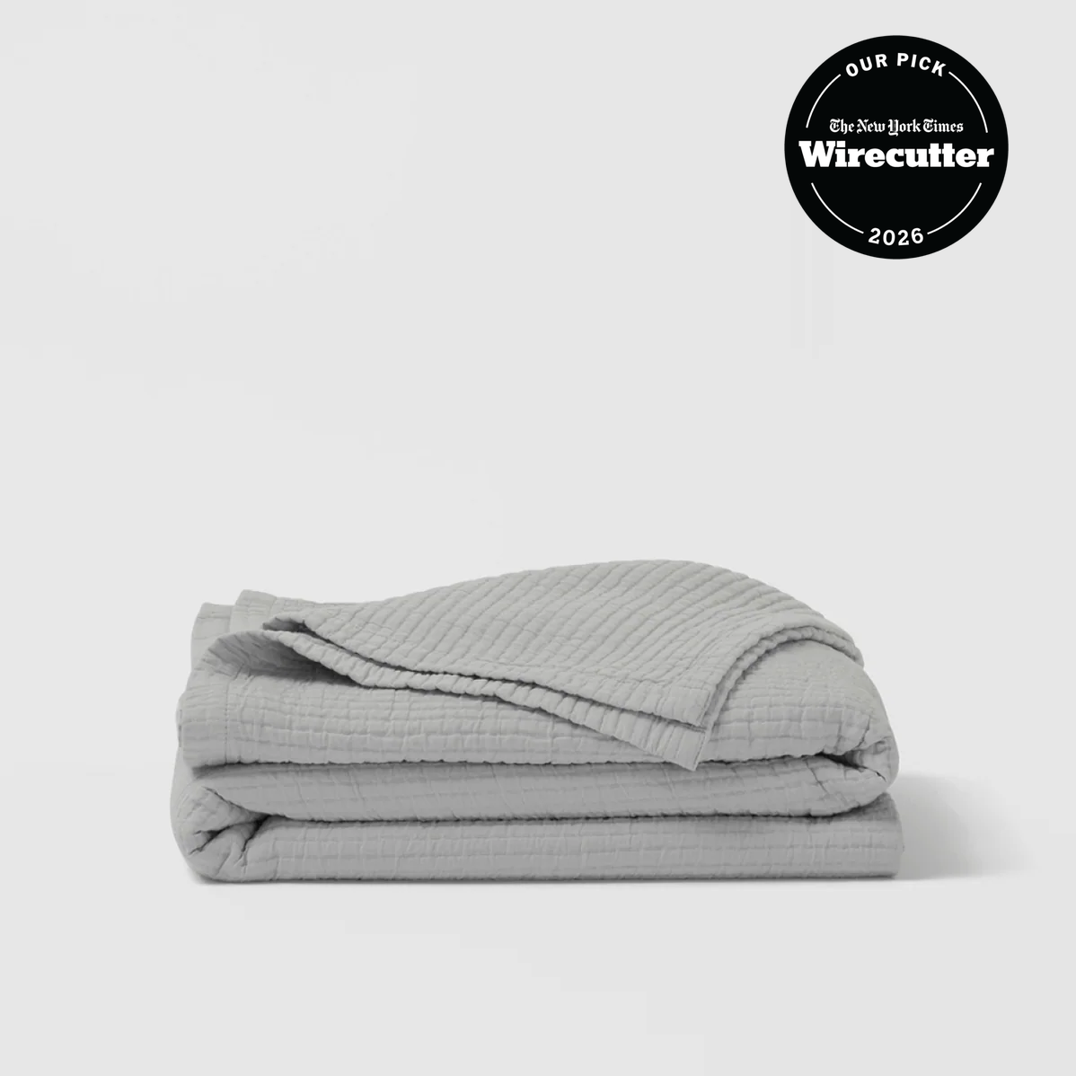 Textured Cotton Coverlet