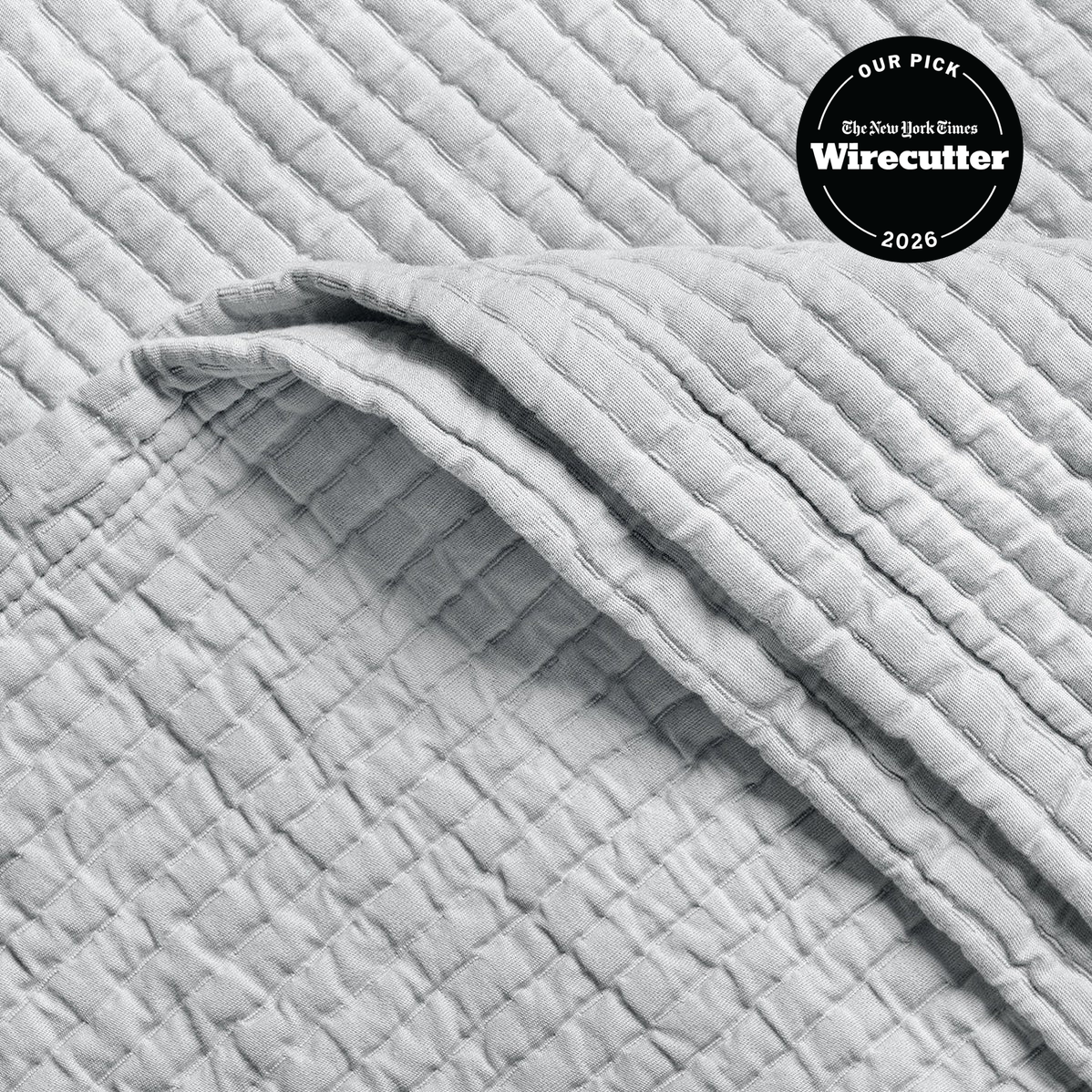 Textured Cotton Coverlet