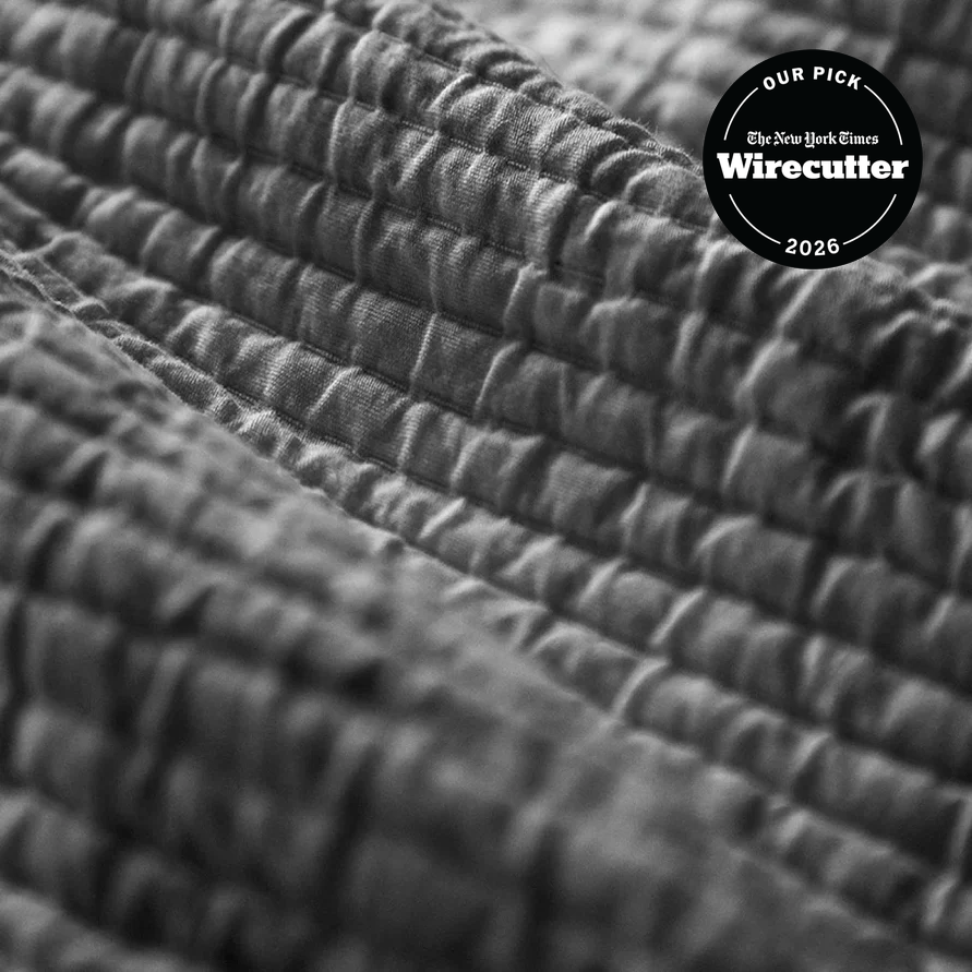 Textured Cotton Coverlet