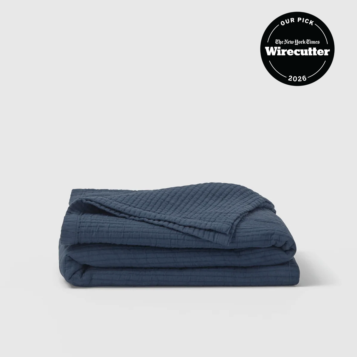 Textured Cotton Coverlet