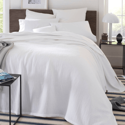 Textured Cotton Coverlet