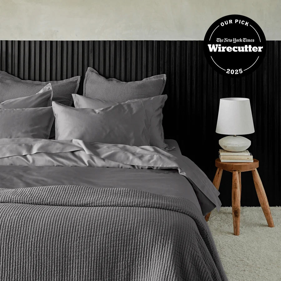 Textured Cotton Coverlet