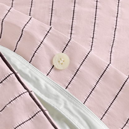 Seersucker Duvet Cover &amp; Shams Set