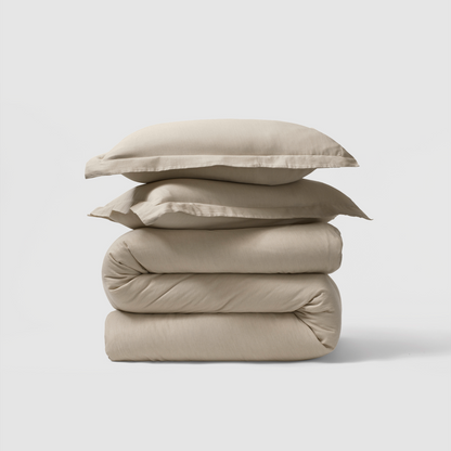 Cotton Cashmere Duvet Cover &amp; Shams Set