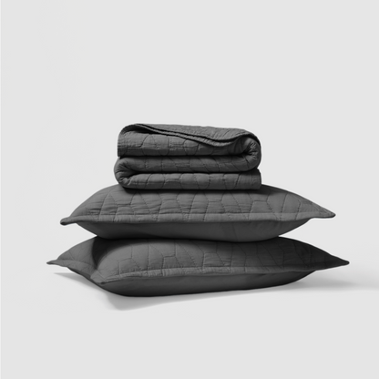 Mosaic Cotton Quilt &amp; Shams Set