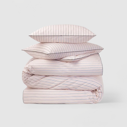 Seersucker Duvet Cover &amp; Shams Set