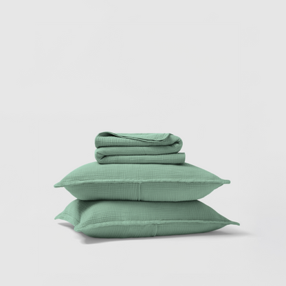 Four Layer Coverlet &amp; Shams Set