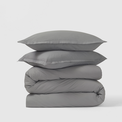 Sateen Duvet Cover &amp; Shams Set