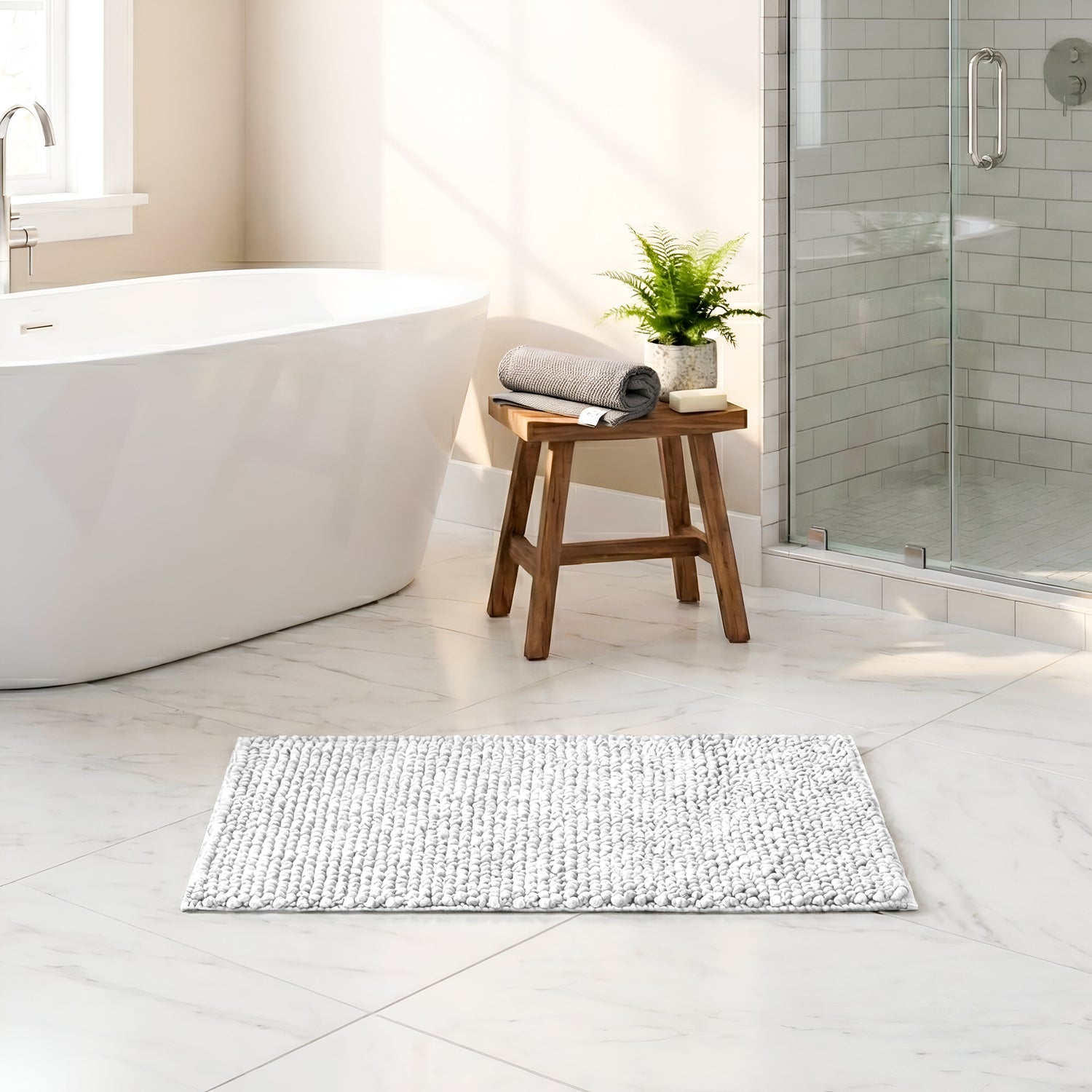Textured Bath Rug