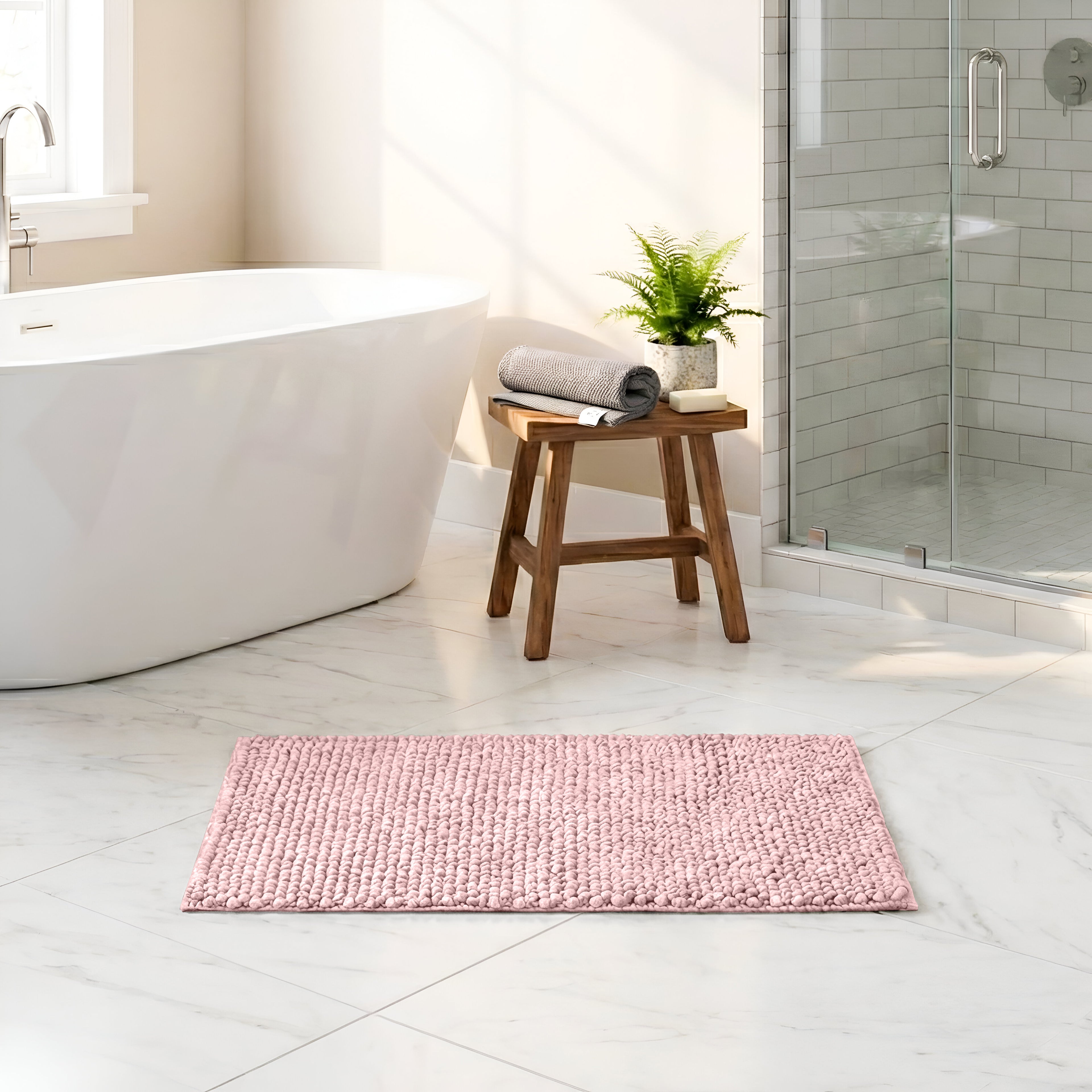 Textured Bath Rug