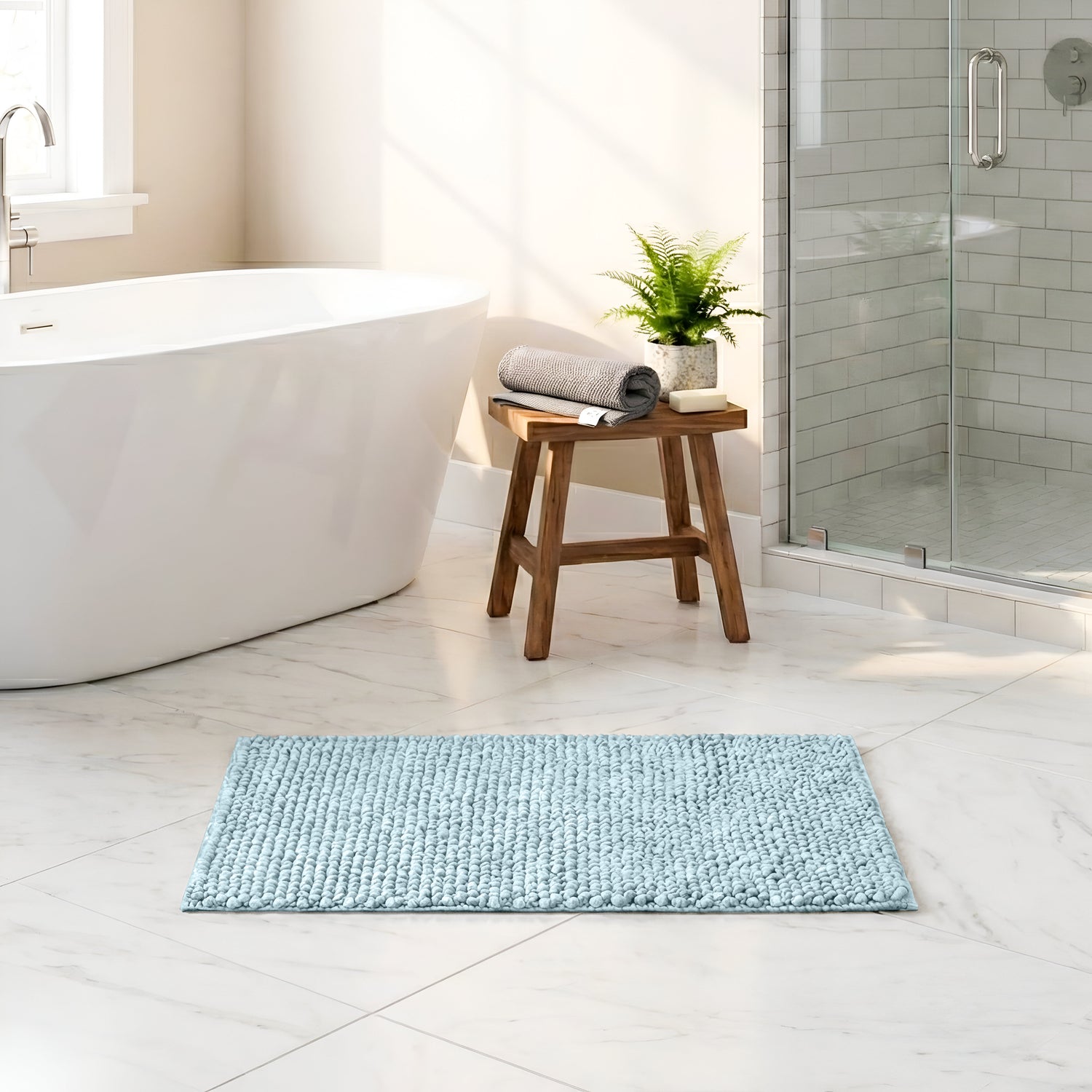 Textured Bath Rug