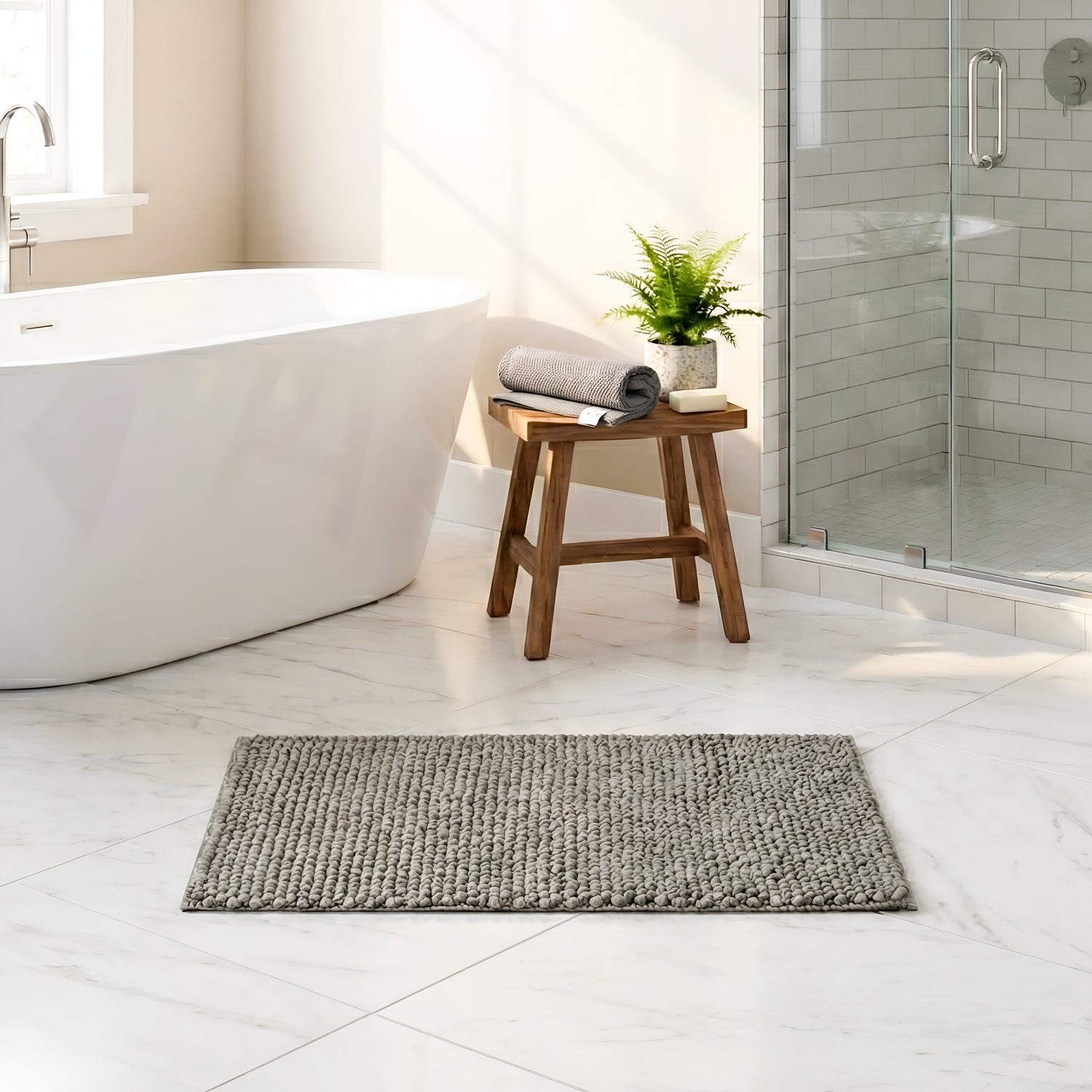 Textured Bath Rug