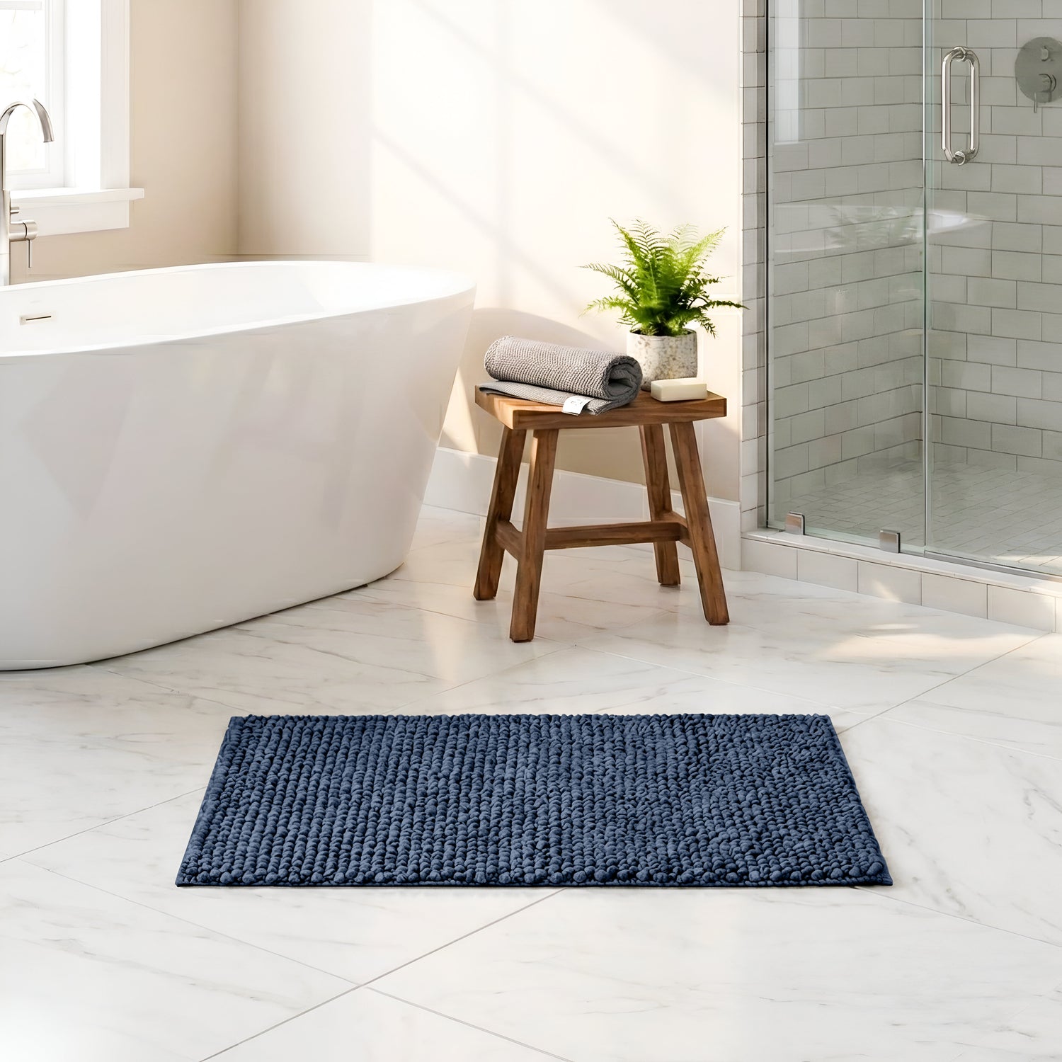 Textured Bath Rug