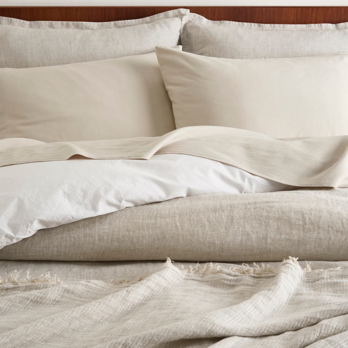 Organic Cotton Shams Pair