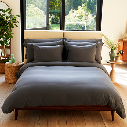Organic Cotton Duvet Cover &amp; Shams Set