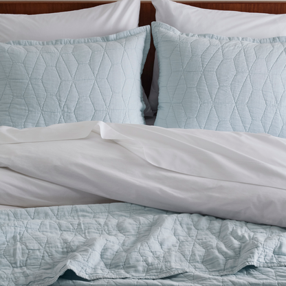 Mosaic Cotton Quilt &amp; Shams Set