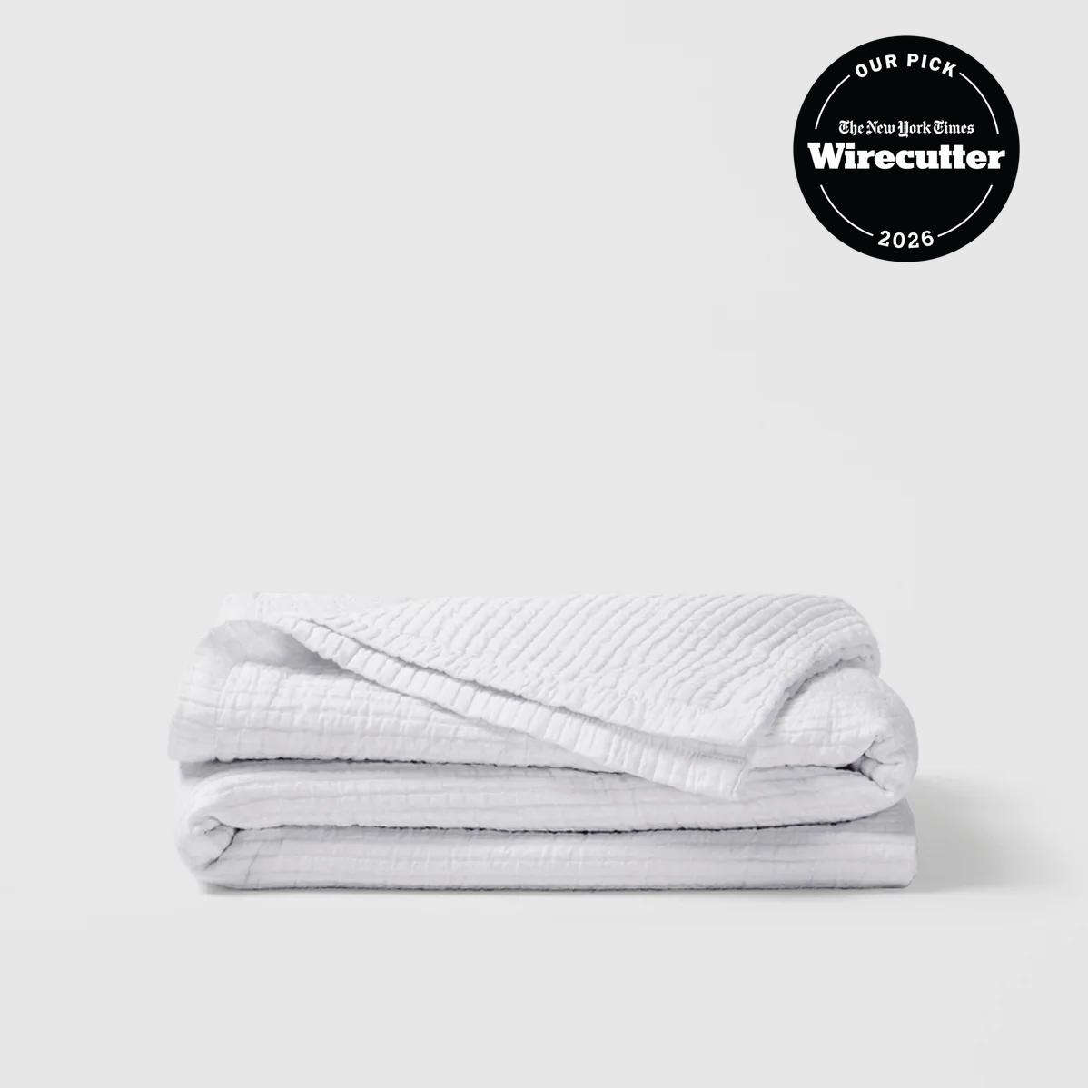 Textured Cotton Coverlet