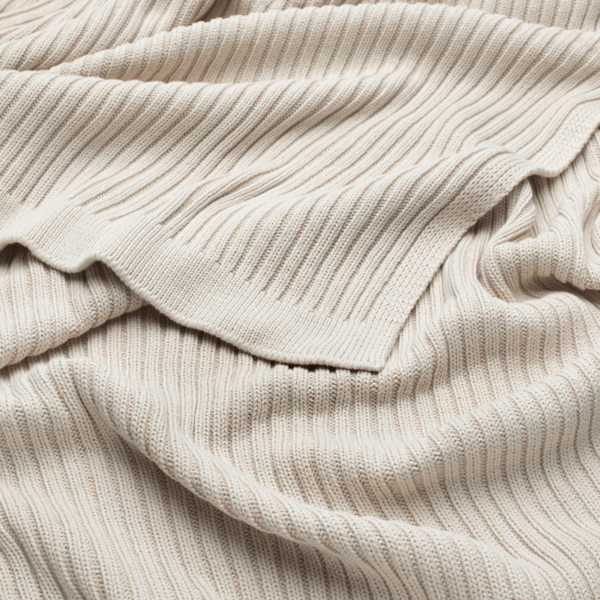 Cotton Ribbed Oversized Throw